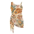 thumbnail image 5 of Whosucclay Floral Girls Swimsuit, Removable Bra Comfy Bathing Suit with Cover Up for Swimming, 17-18 Years Old, 5 of 9