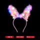 thumbnail image 2 of Doble capa bowknot red de perlas gasa foto clip de pelo femenino hermoso velo brillante orejas de conejo tocado, 2 of 2