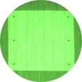 thumbnail image 1 of Ahgly Company Indoor Round Abstract Green Contemporary Area Rugs, 4' Round, 1 of 1