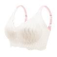 thumbnail image 2 of Women's Lace V-Neck Bralette with Back Buckle - Soft Stretch Fabric, Wire-Free, Breathable for Everyday Wear, 2 of 5