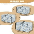 thumbnail image 7 of Renewold Toaster Oven Protector Easy Clean Microwave Oven Air Fryer Cover Dust Protection Polyester Kitchen Countertop Appliance Protector, 18.5 x 14.5 x 9 Inches, Forget-me-not, 7 of 7