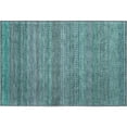 thumbnail image 2 of Addison Rugs Mayfield Washable Transitional Stripes Turquoise Rectangle Rug, 1'8" x 2'6", 2 of 5