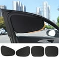 thumbnail image 2 of 4Pcs Car Window Shade, 99% Sun-Blocking Rate & Upf 50+ Uv Protection, Foldable Static Suction No Glue Easy Fit Small To Medium Cars, 2 of 6