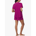 thumbnail image 2 of Carole Hochman Midnight Women’s 3-piece Elastic Waistband PJ Set with Pockets (Pink, XX-Large), 2 of 2
