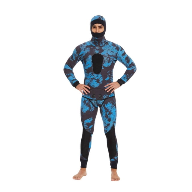 Abbraccia Neopreno pesca submarina, 5mm, diseño dividido, térmico invierno, cintura alta, traje de buceo, hombre