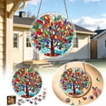 thumbnail image 3 of MKHSQHDG Today's Deals Acrylic Puzzles Window Hanging 7.4 Inch Acrylic Puzzles Garden for Mom Birthday Home, 3 of 8