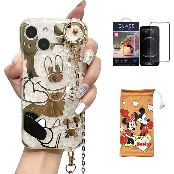 Funda de teléfono Hosiss Cartoon para iPhone 14 Plus 6.7 con accesorios