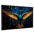 thumbnail image 1 of Cuadro Decorativo Canvas Revolution Marco Flotante Colibrí Destellos 90x60 Marco Negro, 1 of 3