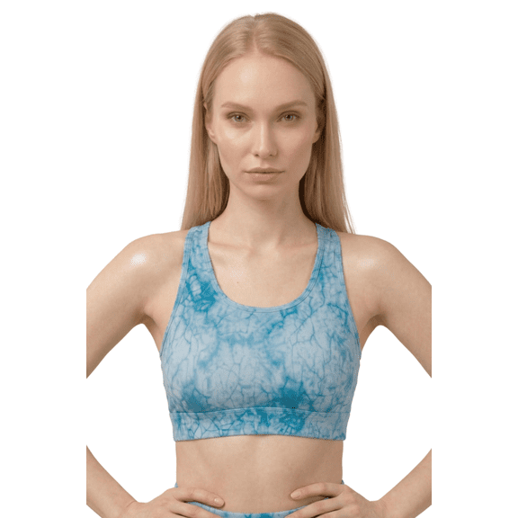 Women’s High Fashion Printed Sports Bra, Moisture Wicking Activewear