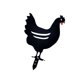 thumbnail image 1 of Yuarrent Estaca de jardín, estaca de arte, césped acrílico hueco, resistente al agua, jardín, pollo, pato/forma de Animal, decoración de estaca, Decoración del hogar Un jardín Yuarrent HA004207-01, 1 of 1