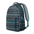 thumbnail image 2 of Trendy Tribal Print Backpack - Boho Style Rucksack with 17" Laptop Pocket | Durable College Bookbag for School, Work & Travel, Water-Resistant & Fashionable, 2 of 6