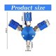 thumbnail image 4 of 2 Pcs Air Hose Connectors 3 Way Air Hose Fittings 1/4 In Npt Air Compressor Fittings Air Compressor, 4 of 5