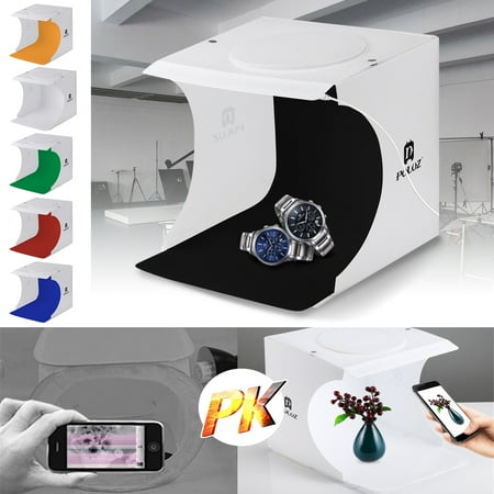 Single Softbox Kit - PULUZ Folding Studio Portable Folding Light box Photography Studio Softbox LED Light Soft Box Tent Kit for Camera Photo Background