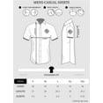 thumbnail image 7 of Ma Croix Mens Short Sleeve Pattern Printed Slim Polo Shirt, 7 of 7