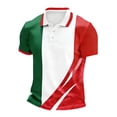 thumbnail image 4 of CONROSES Italian Day Mens Short Sleeve Polo Shirts Graphic Collared Polo Shirt for Men Casual Golf Shirts, 4 of 4