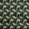 thumbnail image 1 of oneOone Cotton Silk Yellow Fabric Floral Fabric For Sewing Printed Craft Fabric By The Yard 42 Inch Wide, 1 of 4