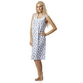 thumbnail image 2 of Casual Nights Women's Fancy Lace Trim Sleeveless Nightgown, 2 of 4