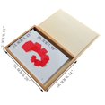 thumbnail image 2 of Torre rosa Montessori Toys Kghios, escalera marrón y varillas rojas largas, 2 of 6