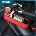 thumbnail image 1 of Multifunctional Storage Bag Universal Pu Leather Storage Bag Storage Box Crevice Car Seat Slot Storage Box Car SuppliesDRussian Federation He Qiyong unisex, 1 of 1