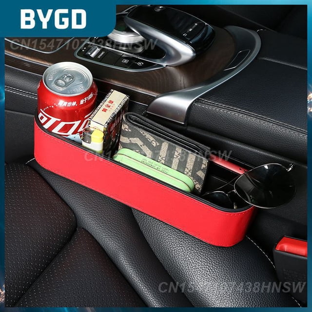 Multifunctional Storage Bag Universal Pu Leather Storage Bag Storage Box Crevice Car Seat Slot Storage Box Car SuppliesDRussian Federation He Qiyong unisex