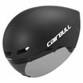 thumbnail image 1 of harper Bike Helmet with Goggles Head Protective Triathlons Commuting Cycling Helmet Black, 1 of 9