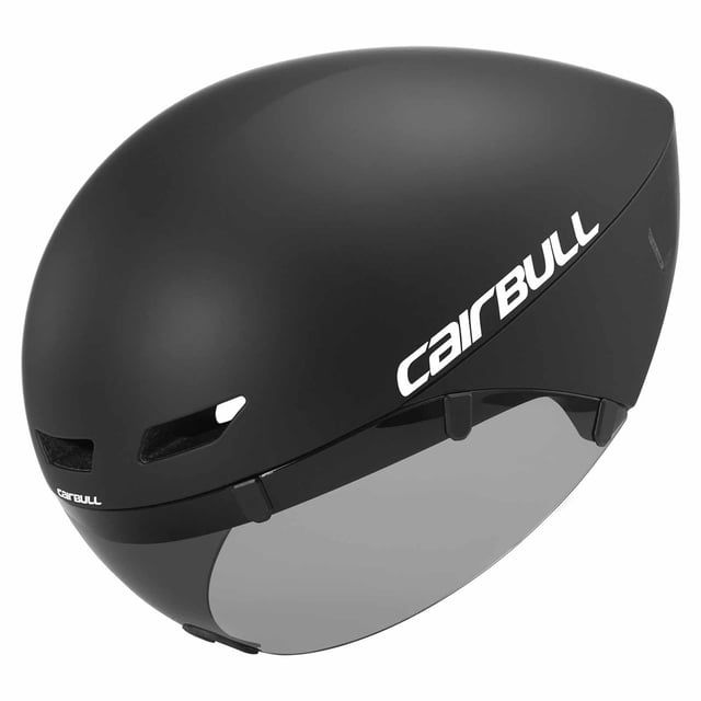 harper Bike Helmet with Goggles Head Protective Triathlons Commuting Cycling Helmet Black