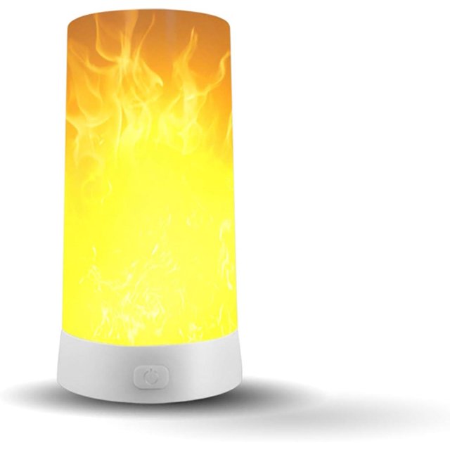 Luz LED con efecto de llama YONGSHENG recargable por USB con control remoto