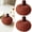 Brown, variant on CSSJKYJ 2PCS Faux Fall Harvest Crochet Pumpkins - Small Knit Rustic Farmhouse Foam Decor for Thanksgiving Halloween Autumn Mantel Table (Brown,6cm)