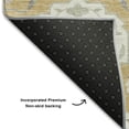 thumbnail image 5 of Addison Rugs Mayfield Premium Machine Washable Traditional Damask Gold Rectangle Rug, 5' x 7'6", 5 of 6