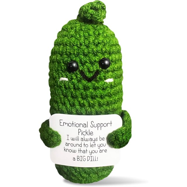 Muñeca de ganchillo de apoyo emocional PICKLE BUDDIES Positive