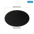 thumbnail image 2 of Uxcell 8pcs 10 Inch Round Adhesive Backed Felt for Household Applications, Black, 2 of 5