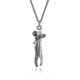 thumbnail image 1 of Hug Necklace For Women Mens,affectionate Hug Couple Necklace--Black Silver-Product code 30089 Black Silver, 1 of 5