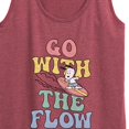 thumbnail image 3 of Peanuts - Summer Edition - Snoopy - Go with the Flow - Women's Racerback Tank Top, 3 of 5