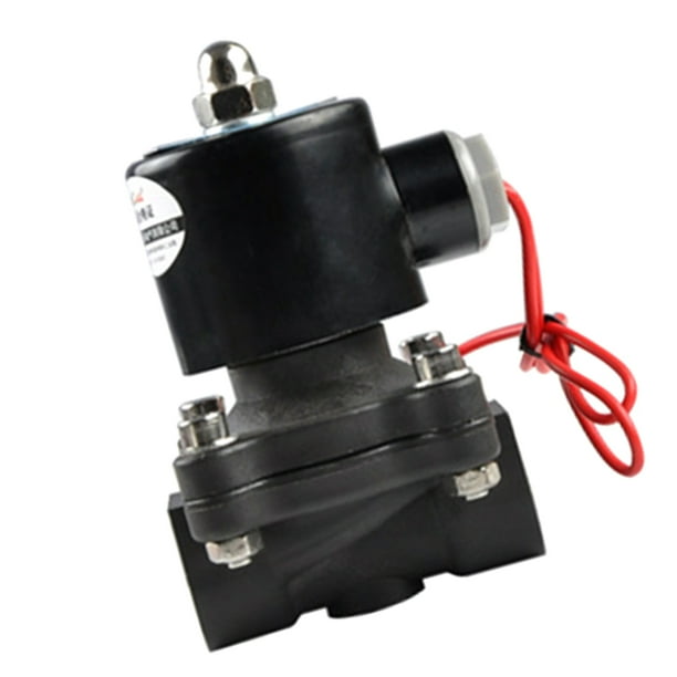 1/4 3/8 1 '' Válvula de Gas de Solenoide Eléctrica de Plástico Normalmente Cerrada DC12V24V 12mm DC24V