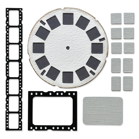 Sizzix Thinlits Metal Cutting Dies, Vault Picture Show, 15 Dies