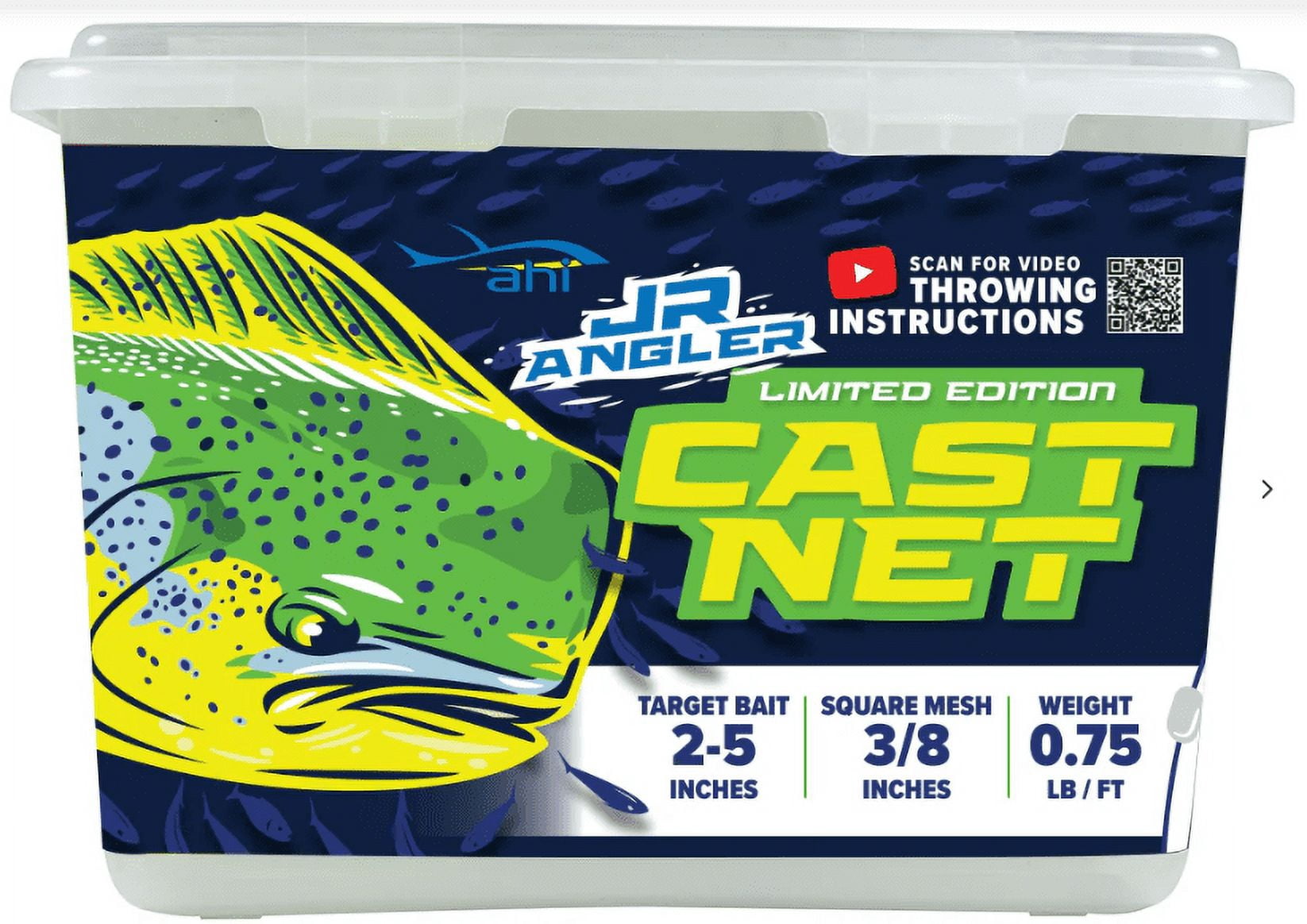 AHI 3' JR  ANGLER CAST NET