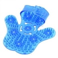 thumbnail image 3 of Minnieouse Guante de masaje con forma de palma de bola de acero de PVC 9, masajeador de mano giratorio portátil, herramientas para relajar el pie masajeadores Azul, 3 of 6