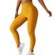 thumbnail image 1 of Pantalones De Yoga Cintura Alta Elásticos Ajustados Levantamiento De Cadera Leggings De Entrenamiento Delgados Pantalones Para Deportes Correr Amarillo M, 1 of 8