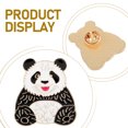 thumbnail image 3 of OUNONA De Metal Panda Adorable Para De Suéter Y Con Chino, 3 of 6