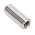 thumbnail image 2 of 20 Pcs Round Connector Nut M6x1.0 10 L25mm Rod Coupling Nuts Stainless Steel Threaded Sleeve Rod, 2 of 4