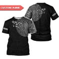 thumbnail image 2 of Personalized Name Aztec Shirts for Men, Aztec Shirts for Women, Mexican Shirts for Men, Rooster Mexico Shirts (T-shirt, 5XL), 2 of 8