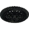 thumbnail image 3 of Ekena Millwork 21 5/8"OD x 2 1/2"P York Ceiling Medallion (Fits Canopies up to 3 5/8"), Hand-Painted Steel Gray, 3 of 6