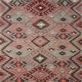 thumbnail image 1 of Ahgly Company Machine Washable Indoor Square Contemporary Brown Red Area Rugs, 8' Square, 1 of 7