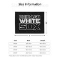 ChicagoWhiteSox Baseball Sports Throw Blanket 40"X30" Soft Warm