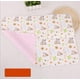 thumbnail image 3 of Paquete de 4 Uds. Monvecle, almohadillas cambiantes impermeables de algodón para bebés, pañales reutilizables lavables, alfombrillas pequeñas de 18 "x 12", 3 of 5