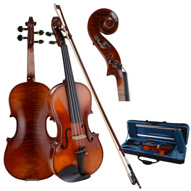 Vif Size 4/4 Handmade Stradivari 1721 Copy Style Violin Fiddle Case Bow Music Hobby - Walmart.com