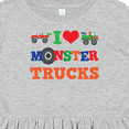 thumbnail image 4 of Inktastic I Love Trucks Girls Toddler Dress, 4 of 5
