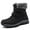 Black, variant on Ecetana Cowboy Boots for Women Ankle Cowgirl Booties Pointed Toe Embroidery Western Short Boots