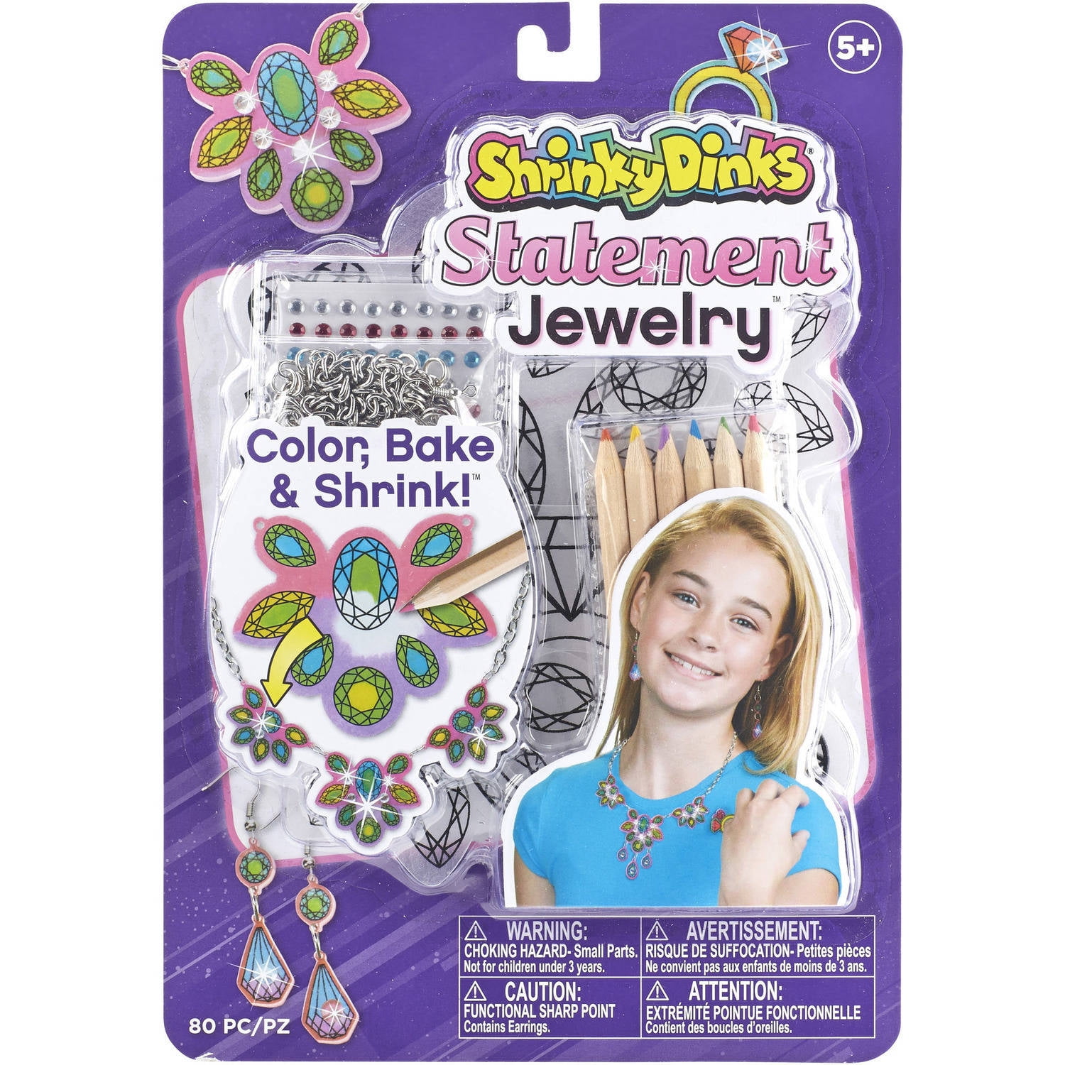 Shrinky Dinks Statement Jewelry