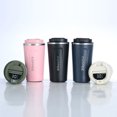 thumbnail image 2 of Graflsoa Vacuum Insulated Stainless Steel Travel Mug with Double Wall Design, 380ml Capacity, Portable for Car, Office, and Outdoor Use - Available in Multiple Colors Including Blue, 2 of 6